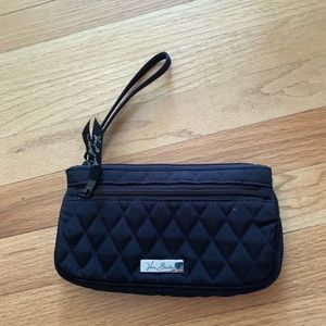 Vera Bradley Classic Black Wristlet Wallet